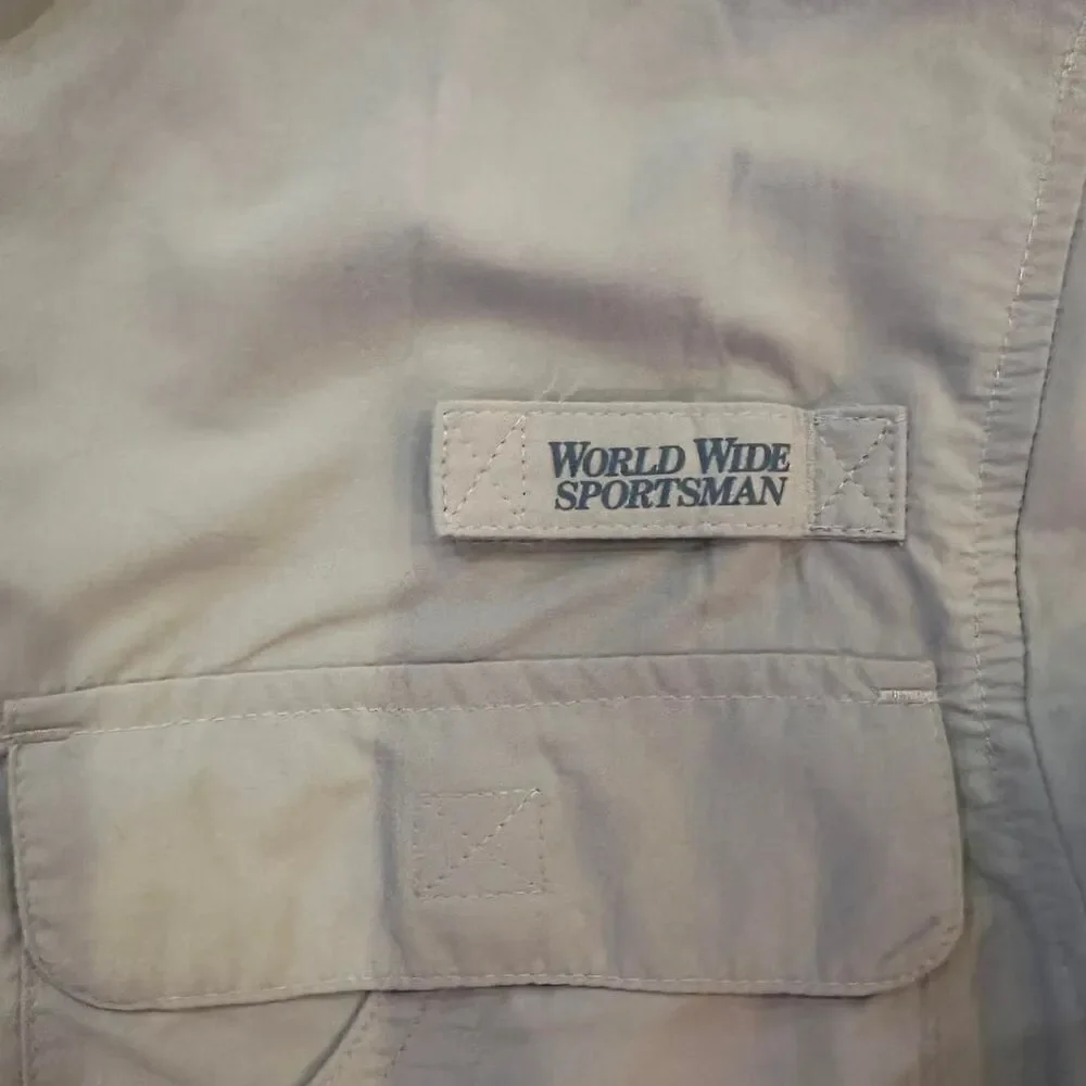 World-wide-sportsman Men's Cream Shirt Size Medium